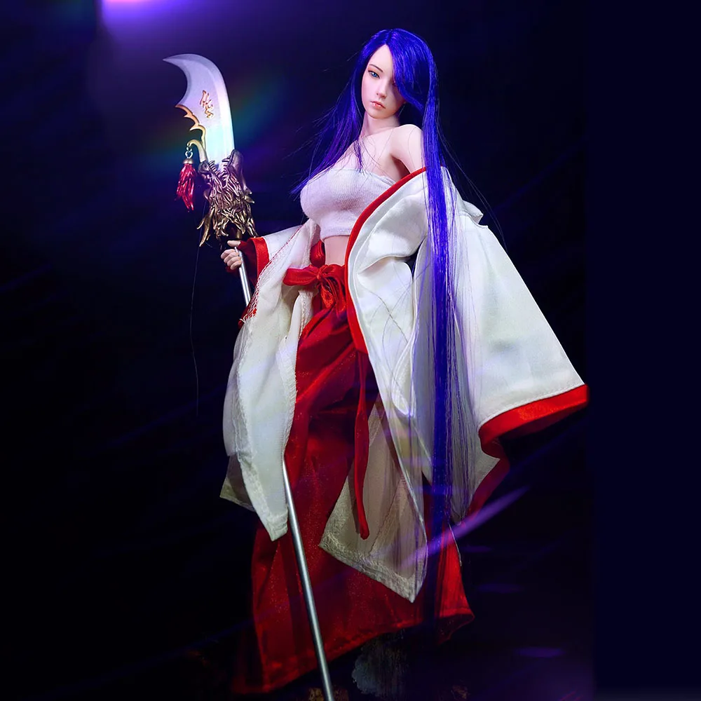 

1/6 Scale Elegant and Sexy Witch Costume Lnuyasha Platycodon Same Style for 12 Inch Action Figure