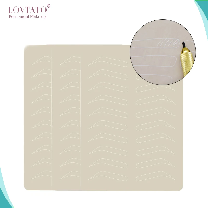 Практика микроблейдинга латекс не требует чернил искусственная кожа для бровей