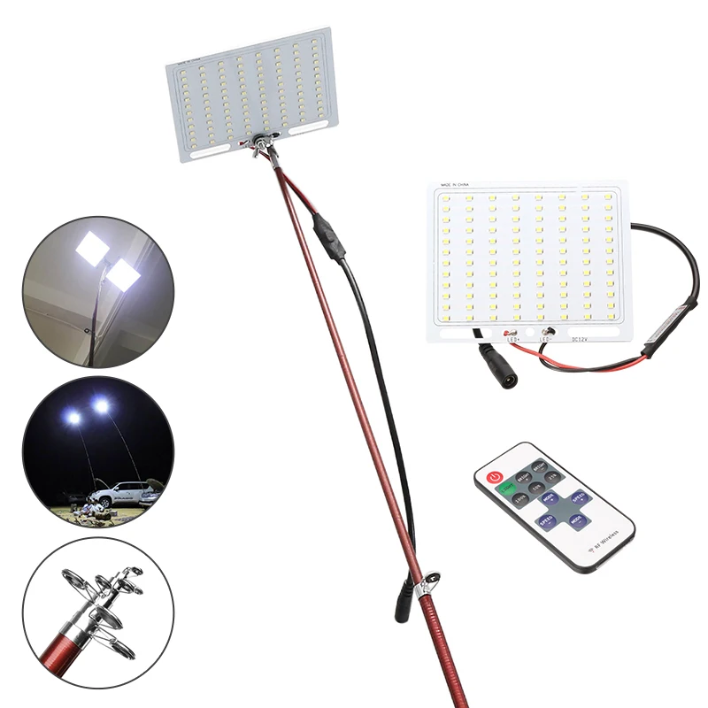 Монолитный блок светодиодов 12 В светодиодный ескопическая удочка уличное