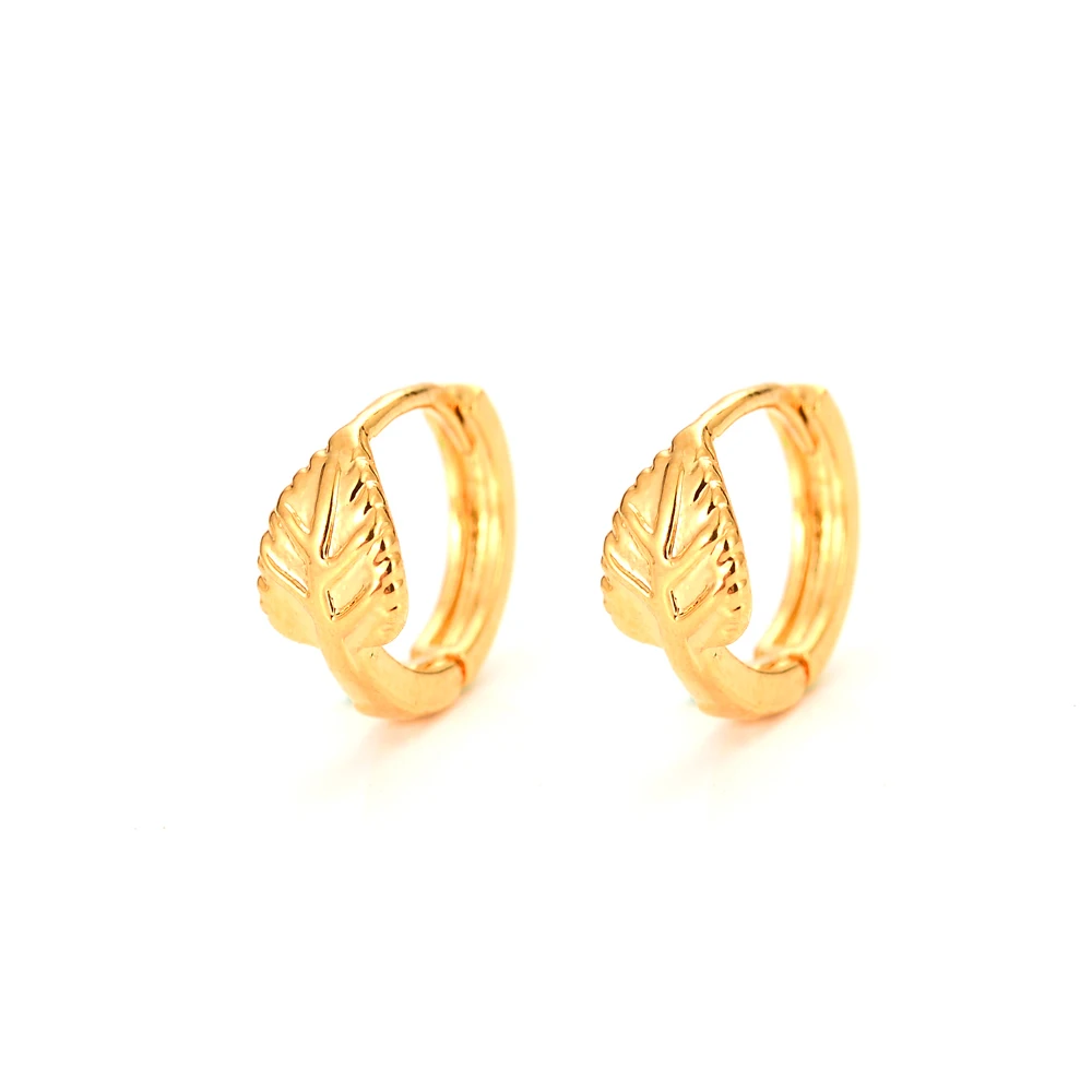 Bangrui/модные ювелирные изделия для женщин и девочек с золотыми листьями маленькие