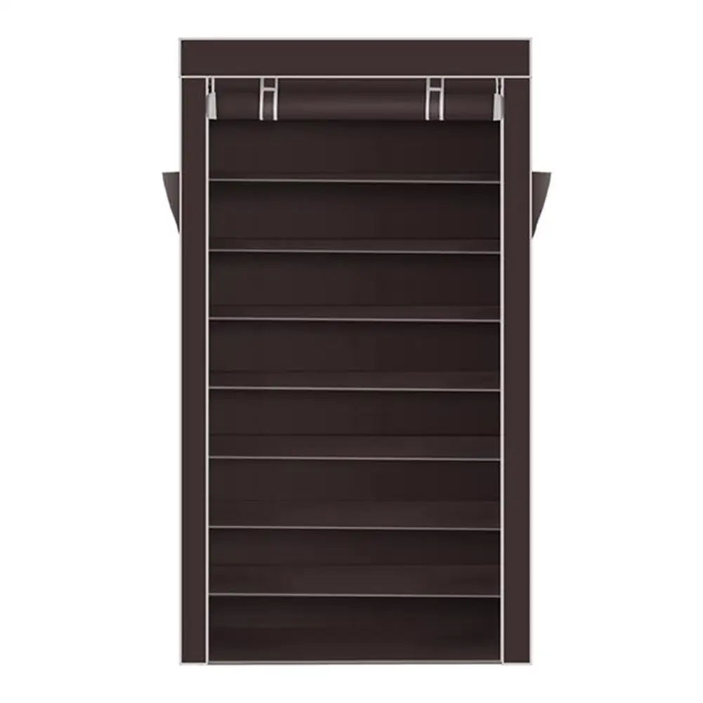 

10 Tiers Shoe Rack + Dustproof Cover Closet Shoe Storage Cabinet Organizer Shoes Storage Cabinet For Home Dormitory Shoes