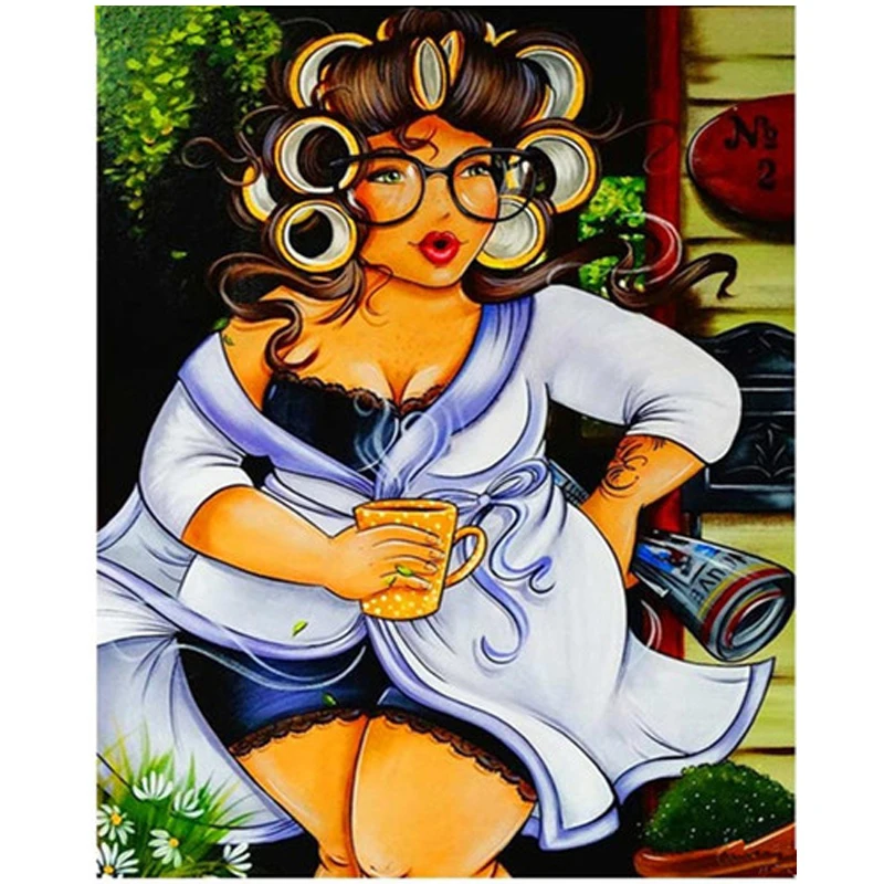 

Алмазная живопись «сделай сам», Настенная картина для вышивки крестиком, 5d Женская Вышивка, мозаика ручной работы, круглая вышивка, украшен...