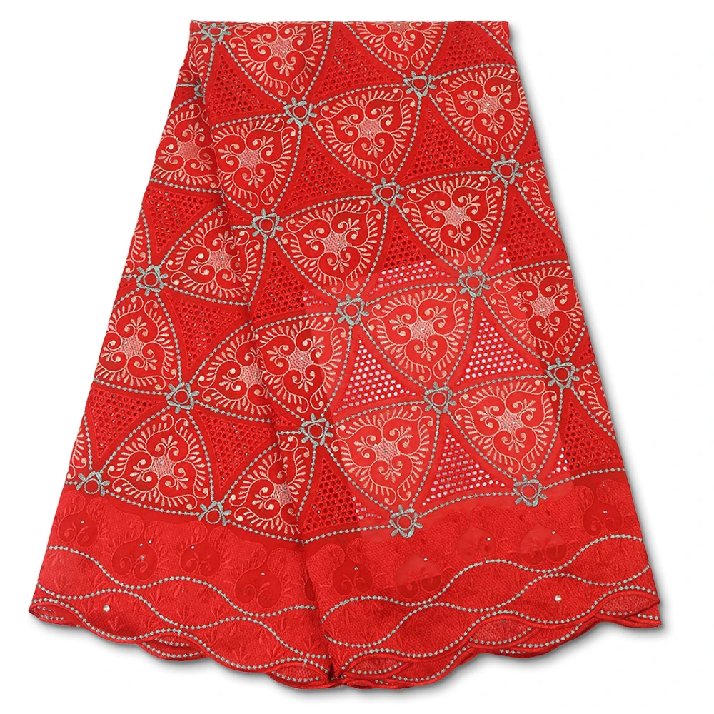 

African Dry Lace Fabric Swiss Voile Lace Fabric With Stones Soft Embroidery Voile Dry Lace Materials In Switzerland 3763b