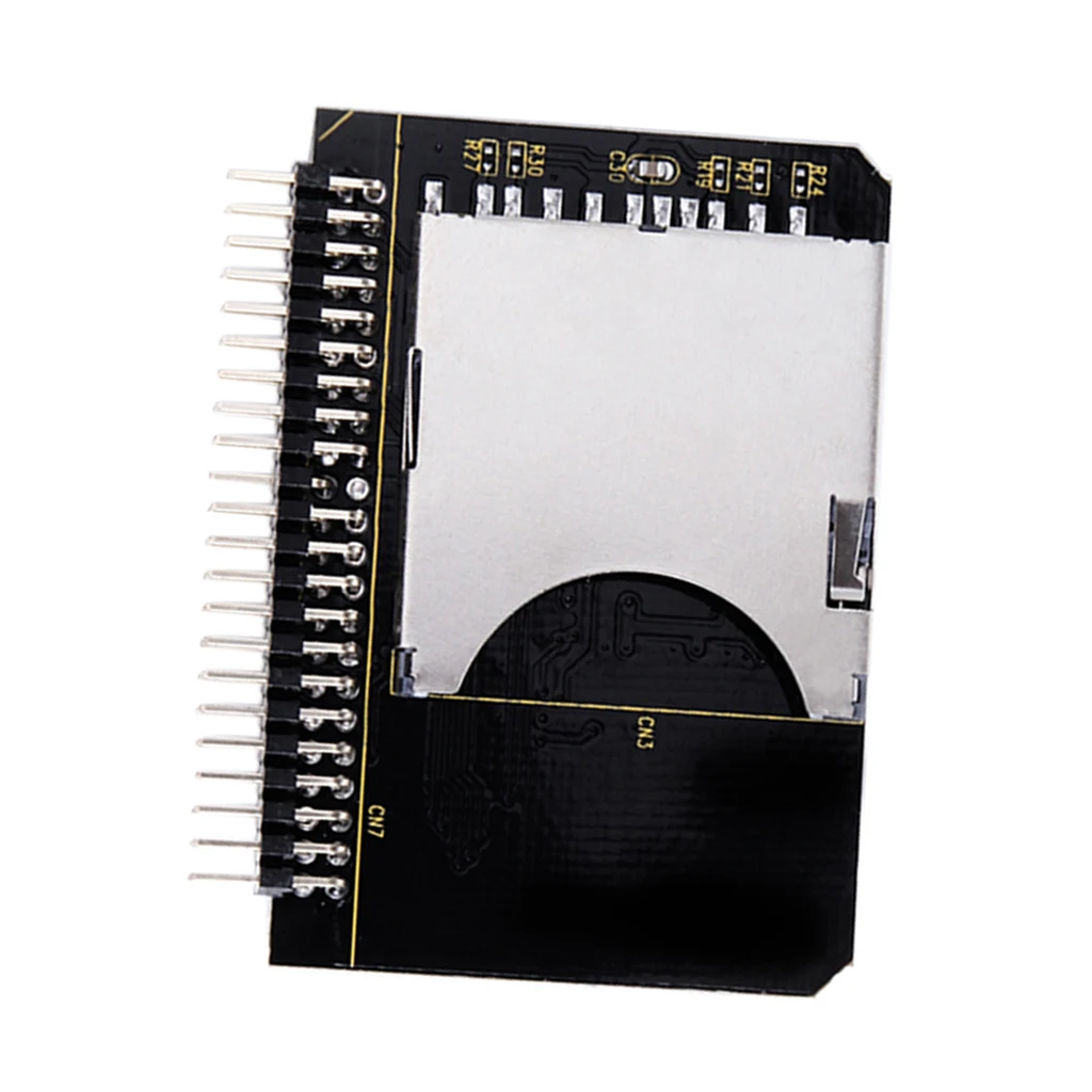 Карта памяти в IDE конвертер для SD до 2 5 дюйма 44 Pin Male Black|Компьютерные кабели и