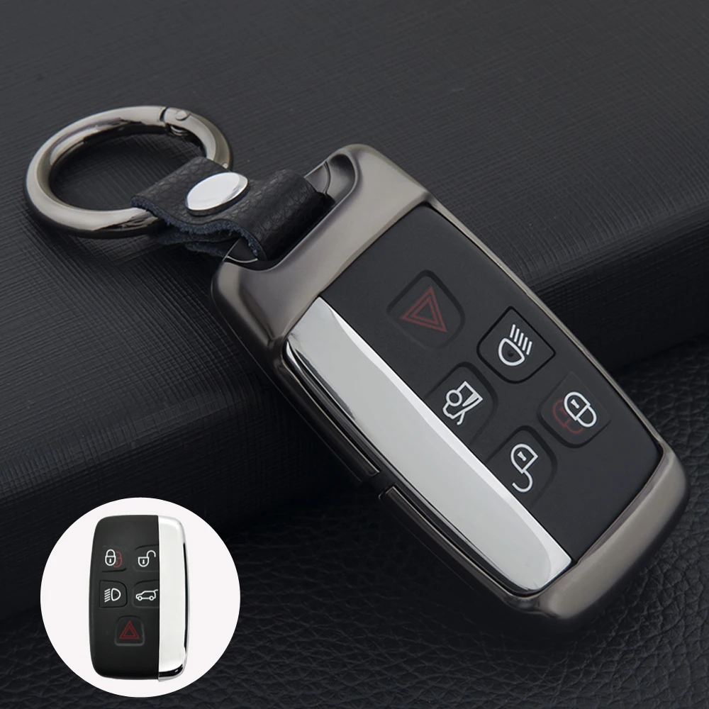Чехол для ключа из цинкового сплава Land Rover Range Sport Evoque Freelander2 Jaguar XF XJ XJL XE чехол