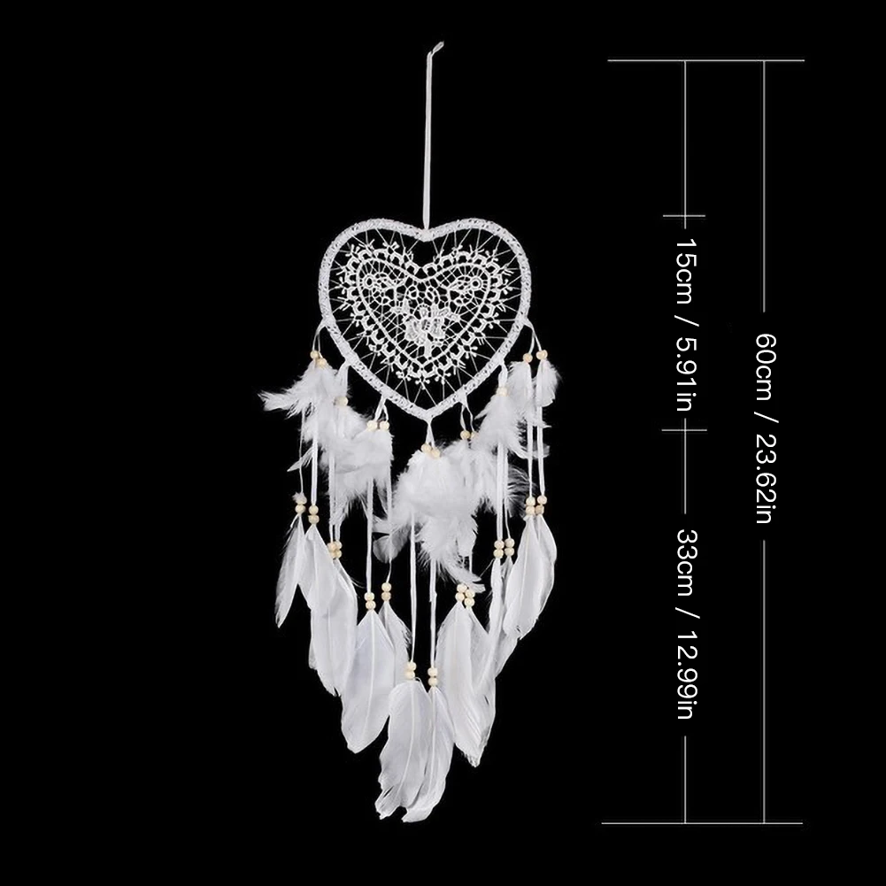 

Creative hollowed out LED heart-shaped dream catcher Warm white light home ornaments wedding decoration Christmas ornaments
