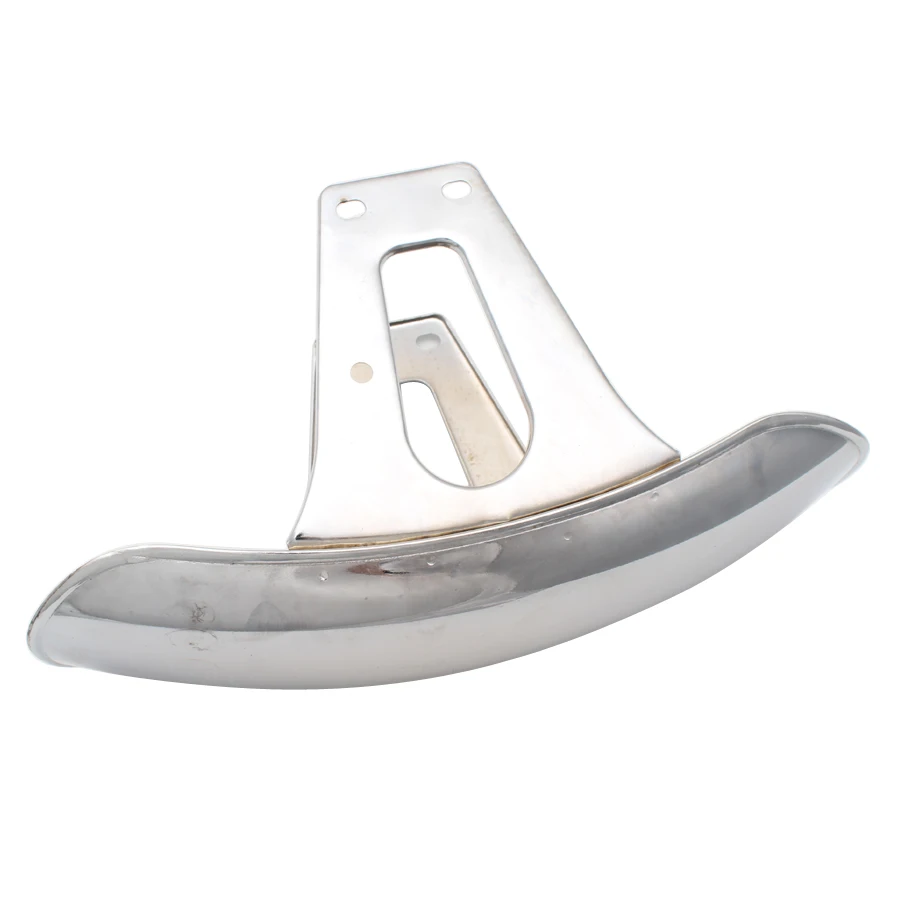 5 1 дюймовый хромированный задний брызговик для мотоцикла из нержавеющей стали