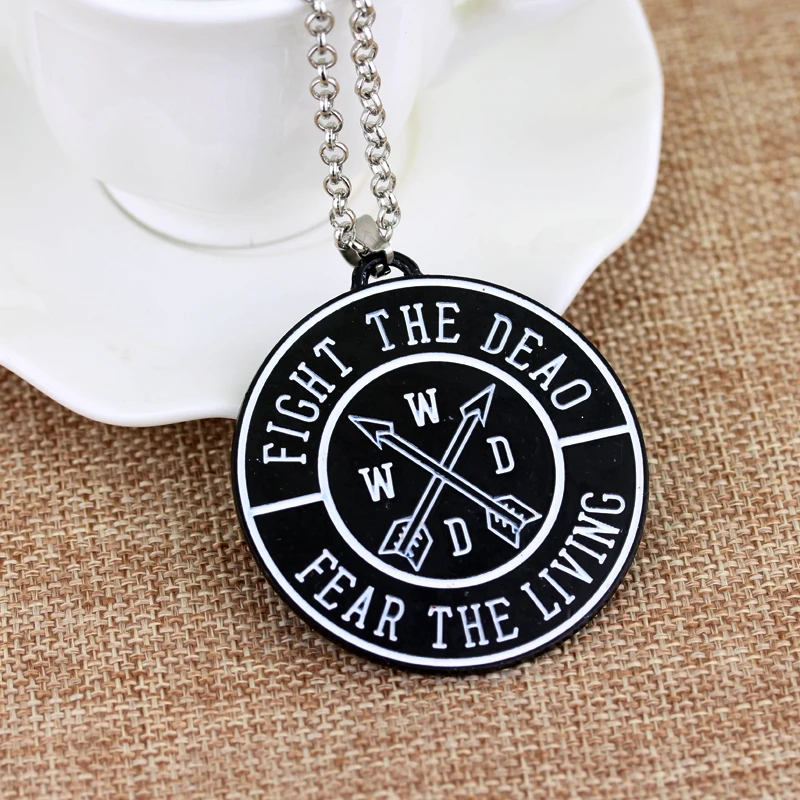 ТВ-драма Ходячие мертвецы лук и стрела эмалированная металлическая цепочка