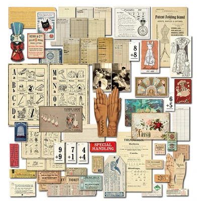 Бумажные наклейки библиотеки для скрапбукинга Счастливого планировщика