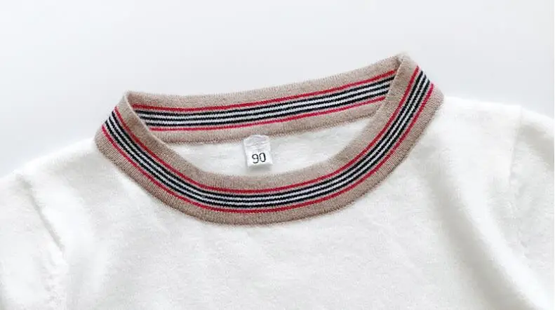 2019 брендовая Блузка для девочек весна-осень Детская рубашка топы с короткими