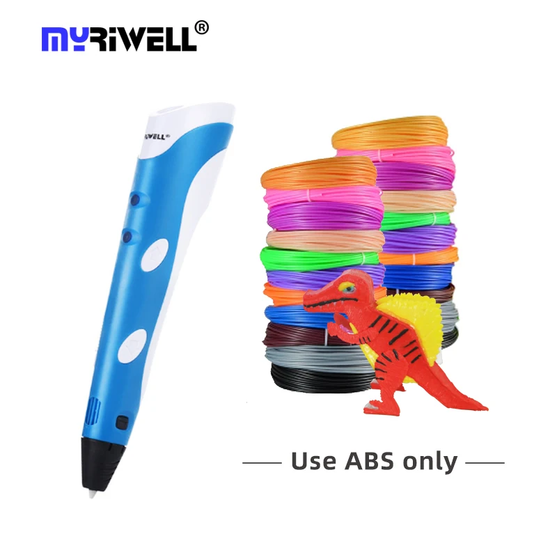 

Myriwell RP-100A Original 3D Pens For Design Painting Drawing 3D Printing Pen 1.75mm ABS Filament Creative Gift