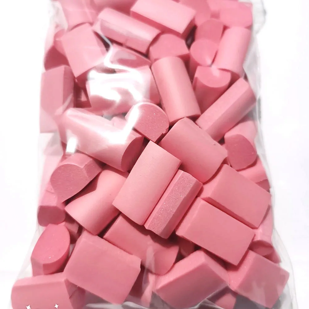pink 70 шт. губчатые бусины для слаймов принадлежности DIY клейкие аксессуары для слизи Материал пена глина грязи губка блок - Цвет: pink
