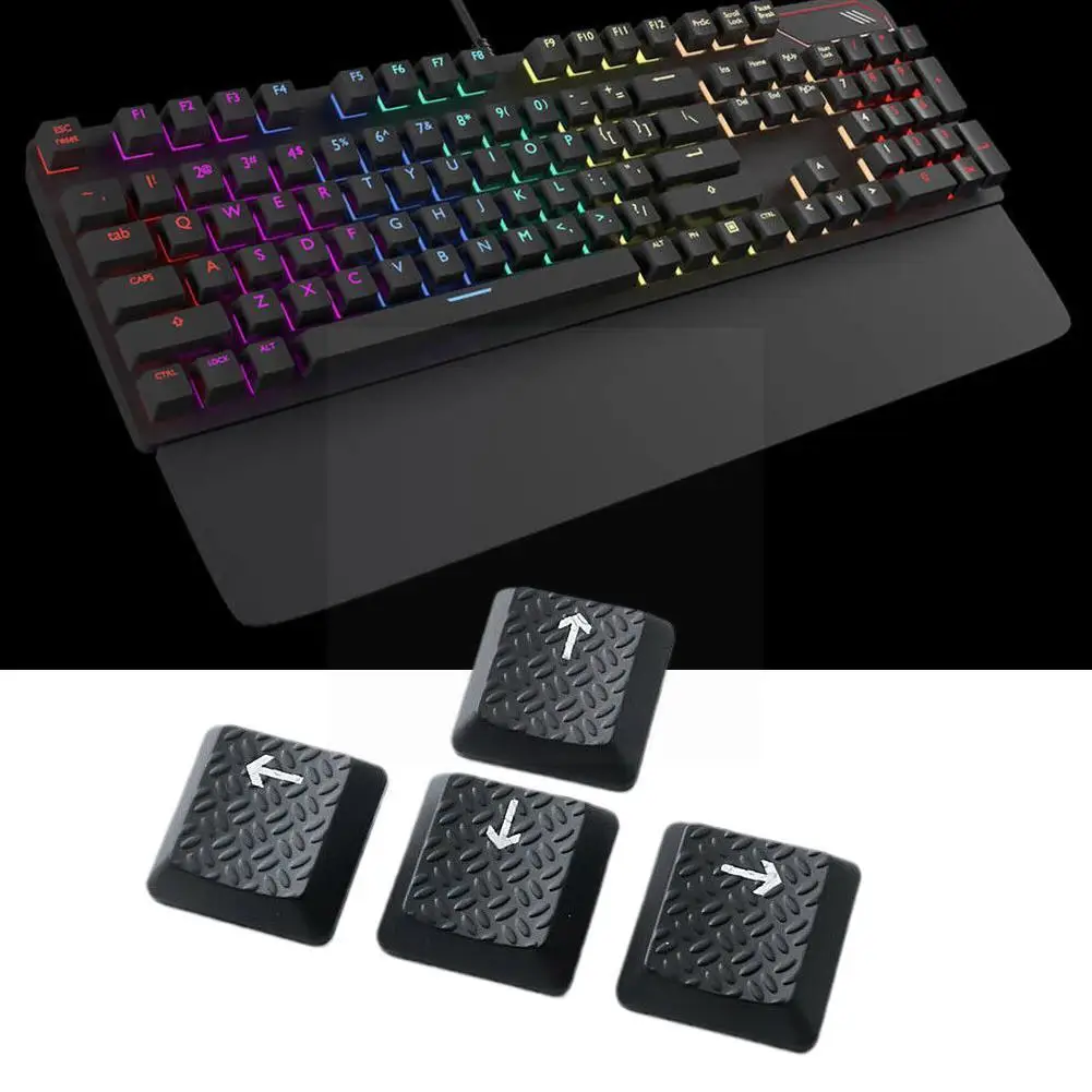 

4 Mechanical Keyboard Rgb Backlit Non-slip Computer Sports Keycaps For G913tkl White Ultra-thin Keycaps Y8c3