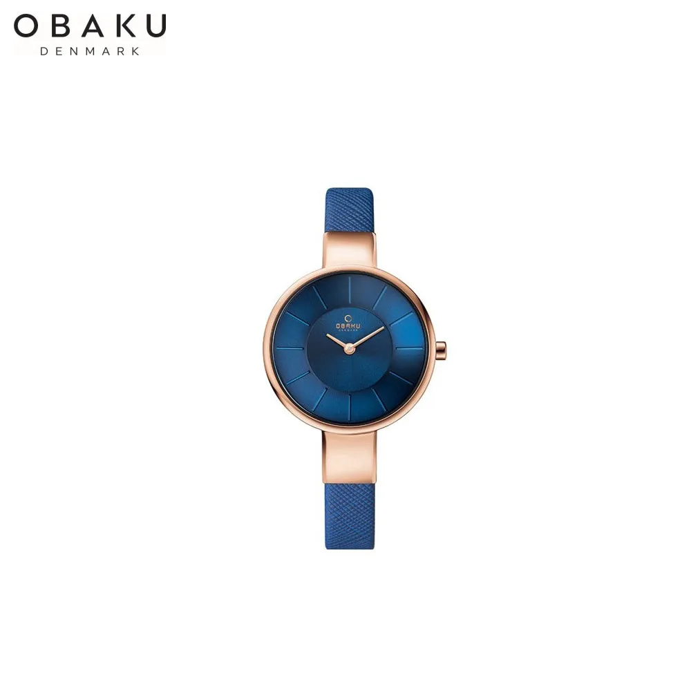 Наручные часы Obaku V149LXVLRA женские кварцевые на кожаном ремешке|Женские наручные