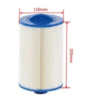 spa filter 205 x 150mm 8 116x6 sae thread water paper filter for most china us brand hot tub