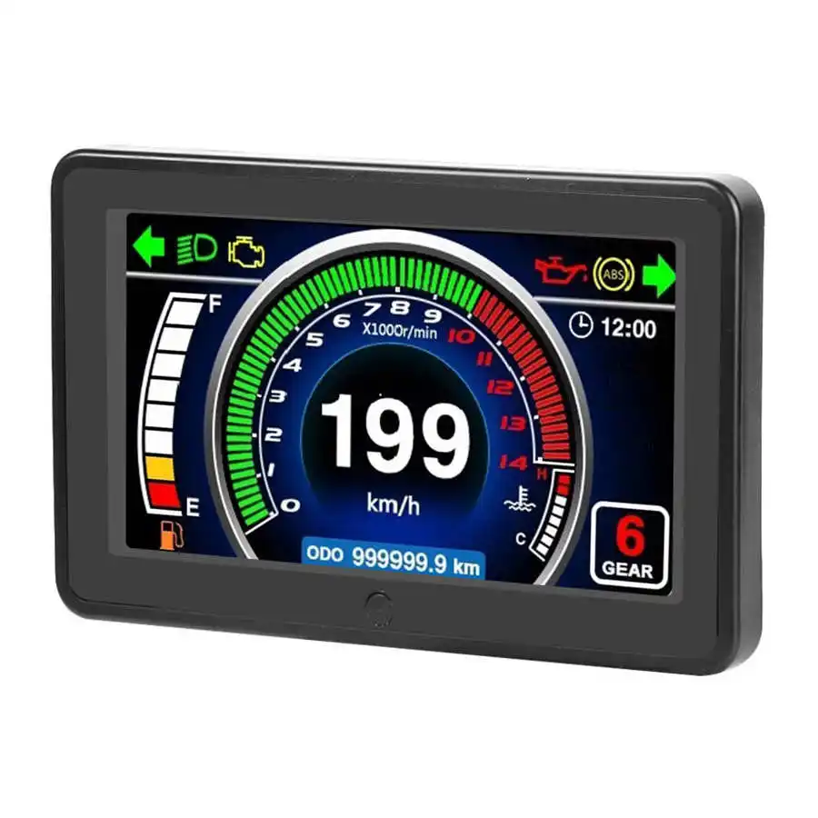 Digital LCD Display Instrument Speedometer Odometer Tachometer Fit for 1/2/4 Cylinder Motorcycle | Автомобили и мотоциклы