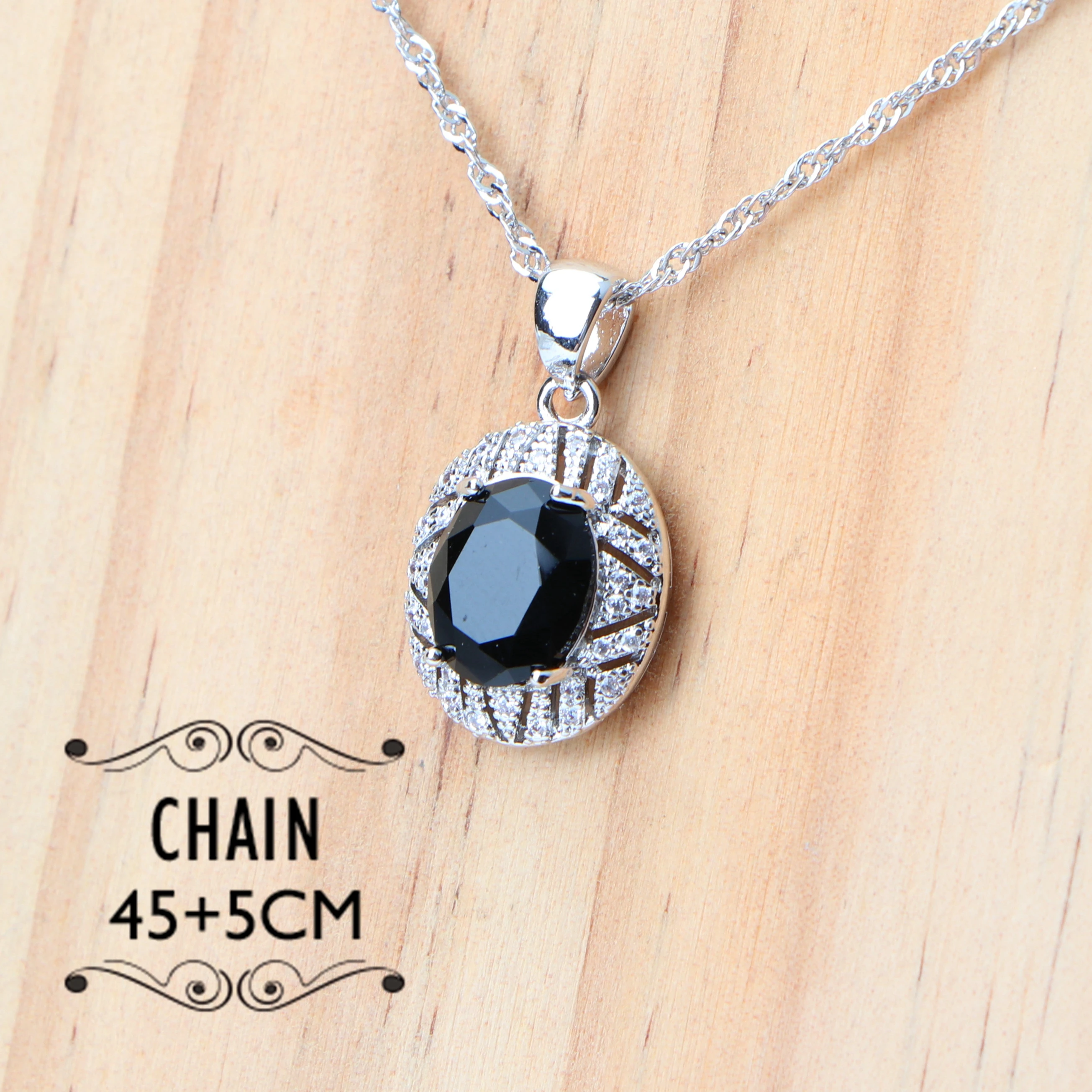 Свадебные Женские Ювелирные наборы из кубического циркония серебряные 925