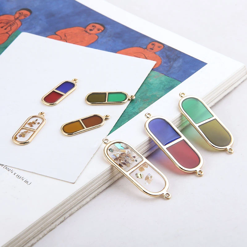 6 шт. корейские модные серьги для женщин 2020 контрастный цвет Овальный встроенный