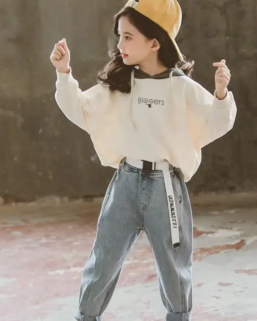 2009 осенняя одежда для девочек новая детская шляпы охранники джинсовый костюм из