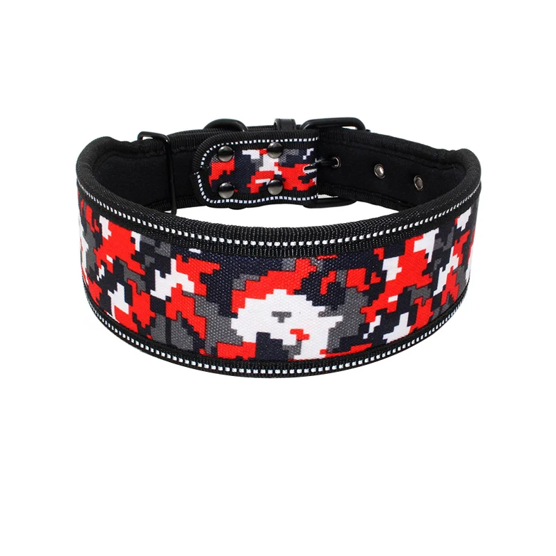 Прямая поставка светоотражающий нейлоновый ошейник для собак модный