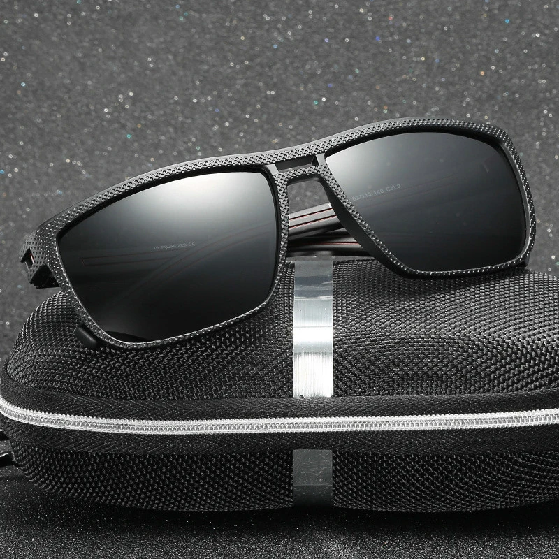 Fashion design men's retro polarized TR90 sunglasses driving outdoor sports mirrors Ultralight anti-UV anti-glare goggles | Аксессуары