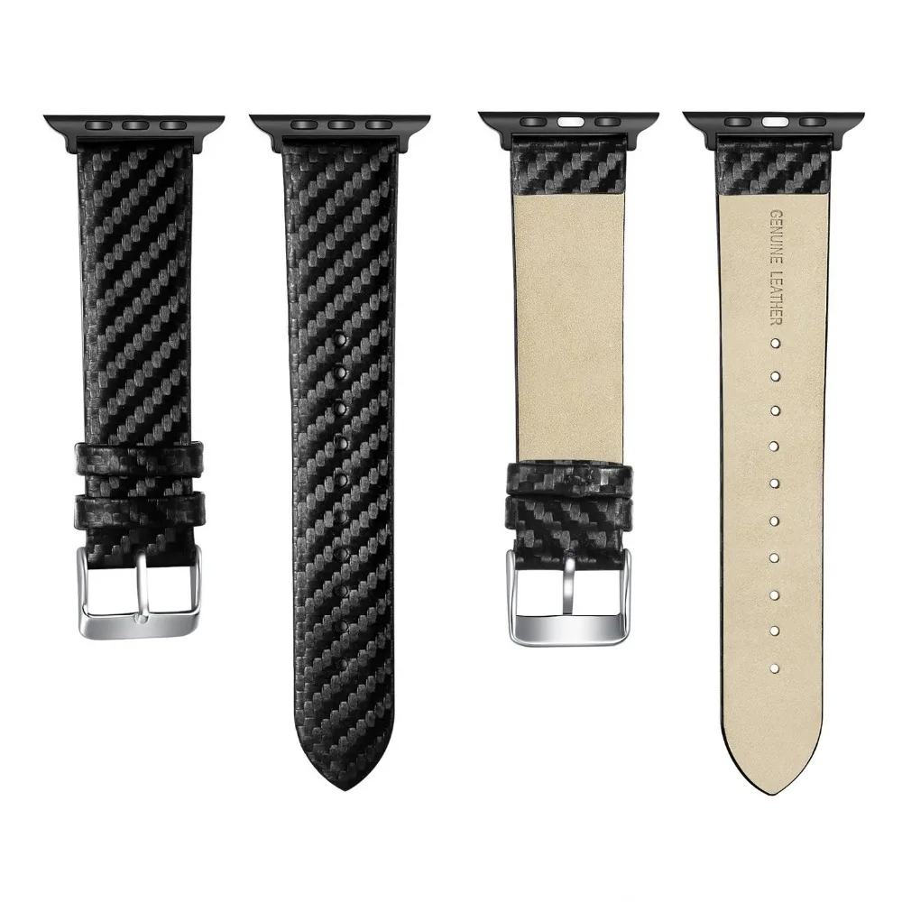

Carbon fiber Case+Strap For Apple watch band 5 4 3 44mm 40mm iWatch band 42mm/38mm watchband Bracelet for Apple watch 5 4 3 2 1