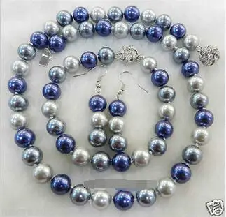 Бесплатная доставка&gt Красивые 10 мм многоцветный Южное море Жемчужное Колье