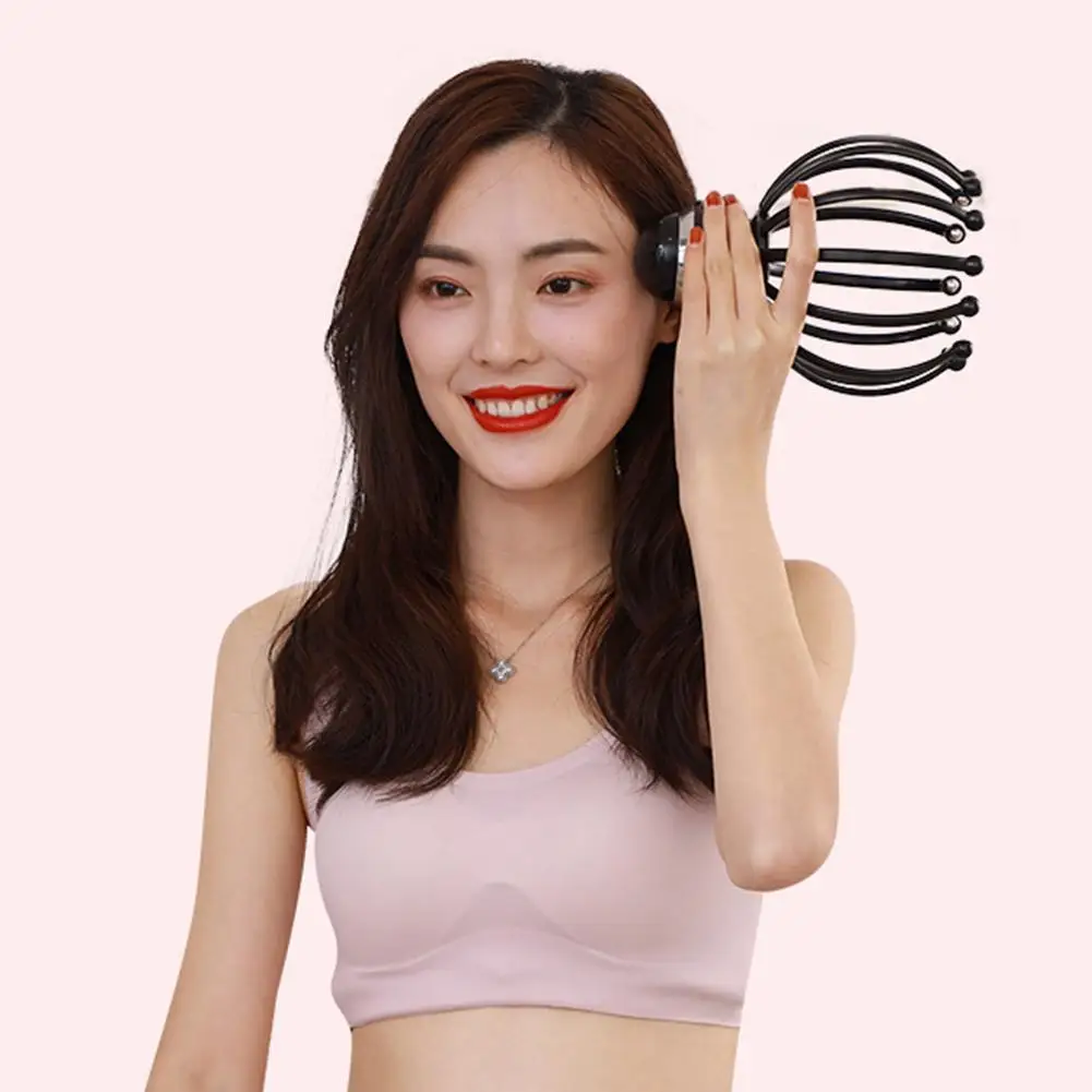 

Electric Head Massager Neck Massage Octopus Scalp Stress Health Body Care Massage Tool Healing Alloy Relax Beauty Tool Spa I0L0