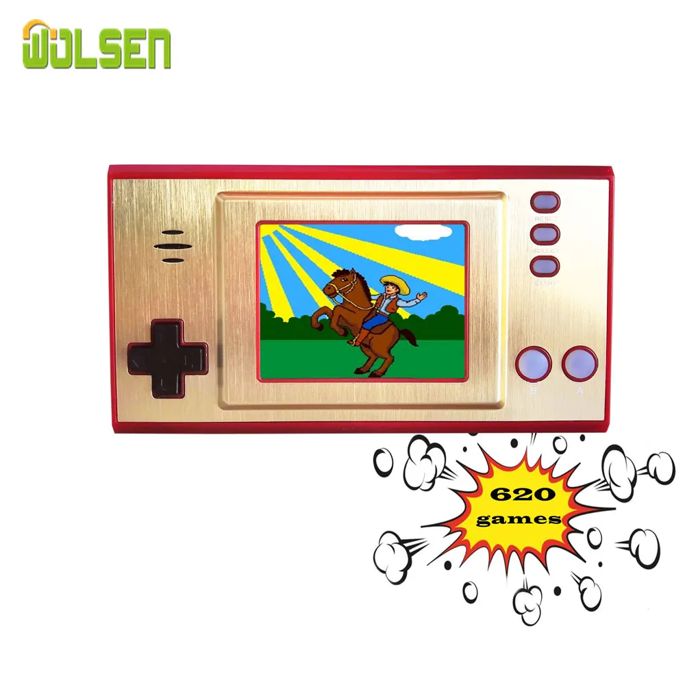 Ретро-консоль мини-видеоплеер портативная игровая консоль со встроенными 620