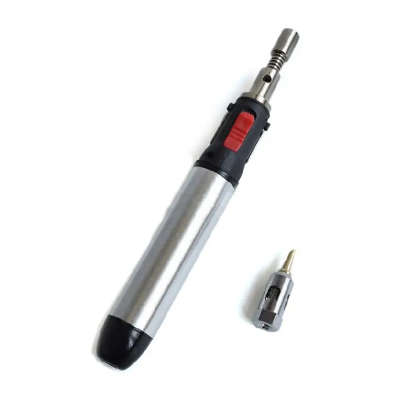 

B9HF Pen-shaped Gas Soldering Iron HT-1937 Iron Light and Practical with Switch Gas Soldering Pen