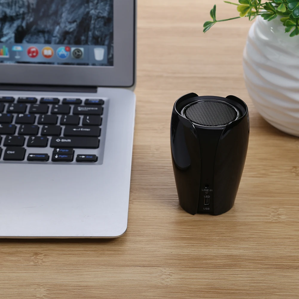 Мини беспроводной Bluetooth динамик с тюльпаном форма Y/U Тип Латунь спикер Вилки