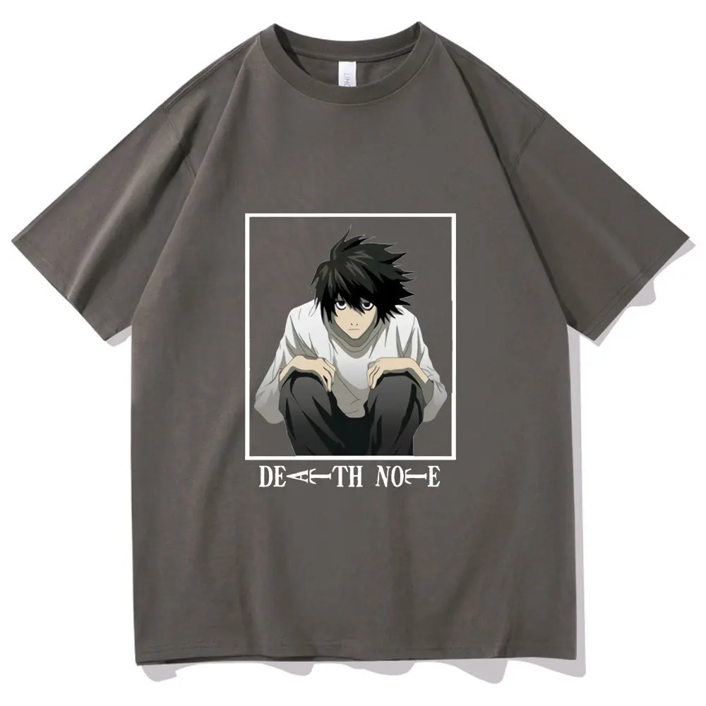 

Hot Sell Japanese Anime Hot Death Note Cosplay Tshirt Men Women Funny T-shirt Fashion Graphic T Shirt Unisex Short Sleeve Tee