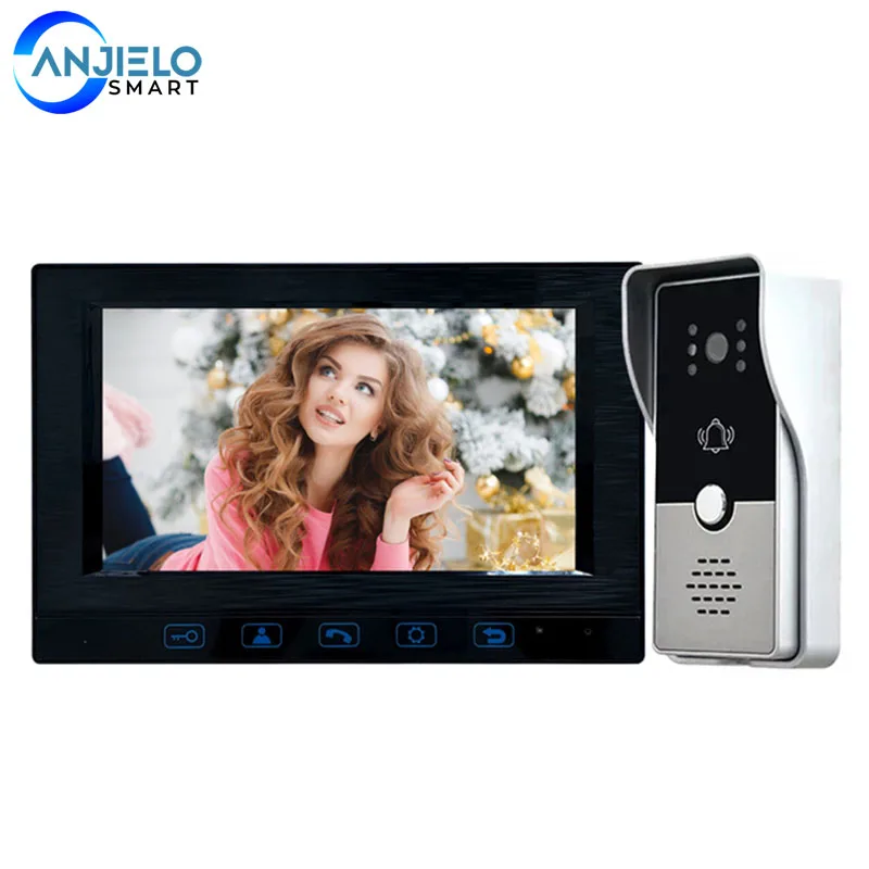 

1000TVL Wired Video Doorbell Camera Midland Intercom for Home Smart Video Doorphone7-inch Video Doorbell Magnetic Lock Intercom