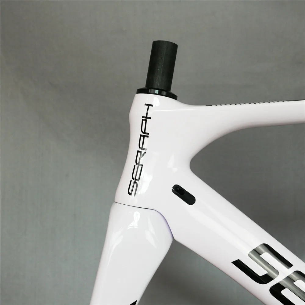 Серафим белая краска BB86 углеродное волокно T700 аэро карбоновая дорожная рама