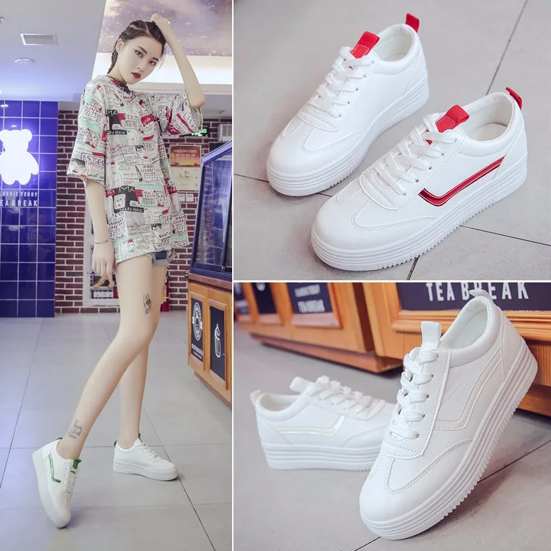 Women Shoes Autumn New Style Casual Sports Fashion Shoes Korean-style Stylish Versatile White Shoes Women's