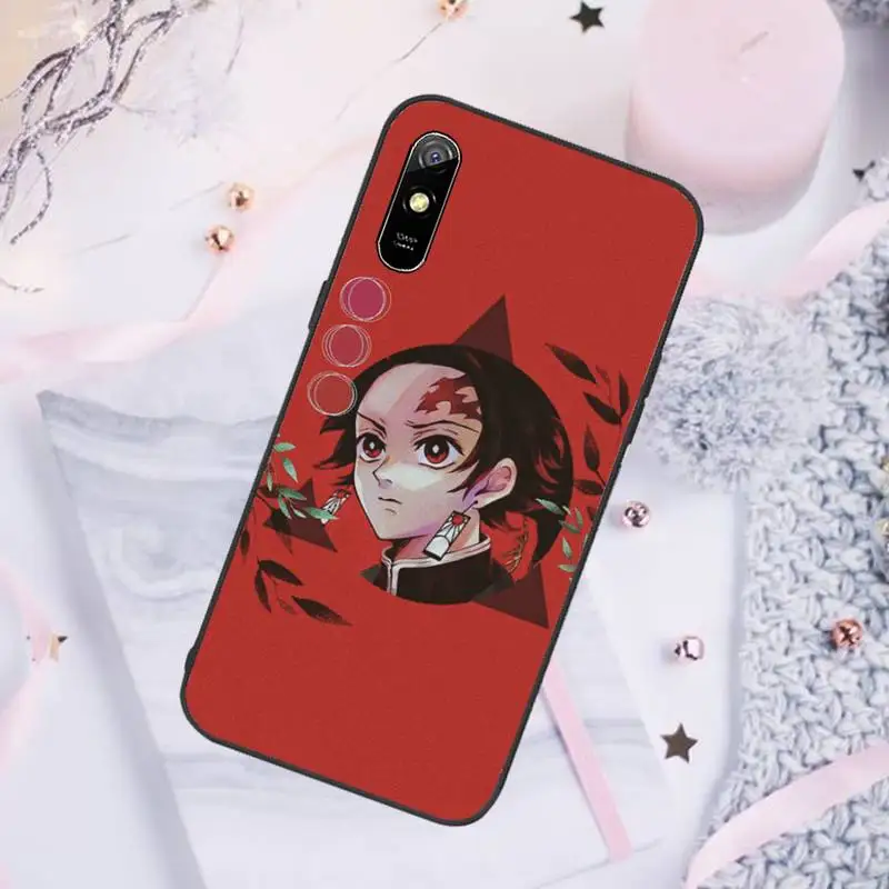

Demon Slayer Anime Kimetsu No Yaiba Phone Case For Xiaomi Mi Redmi Note 7 8 9 pro 8T 9T 9S 9A 10 Lite pro
