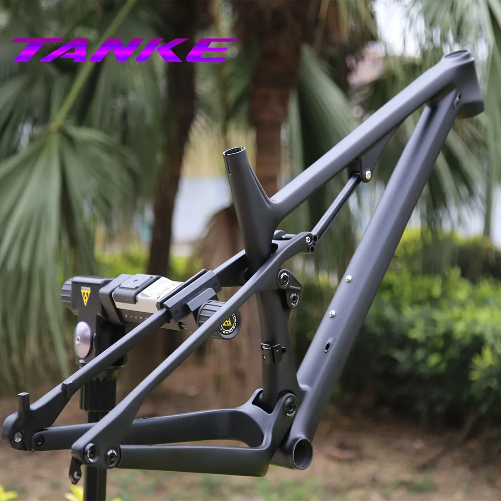 Карбоновая полностью подвесная рама для горного велосипеда TANKE 29er Boost T800 142/148 мм ×