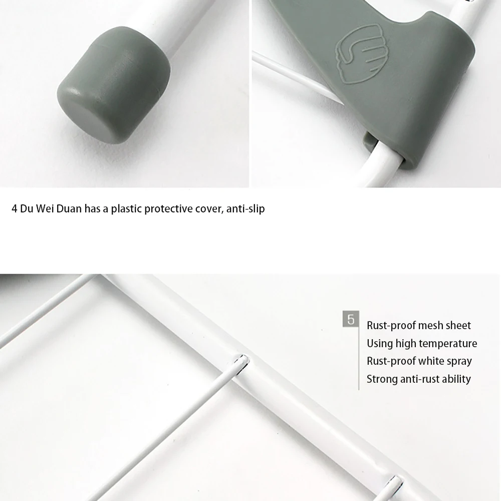 Портативная Складная регулируемая сушилка для хранения балкона одежды