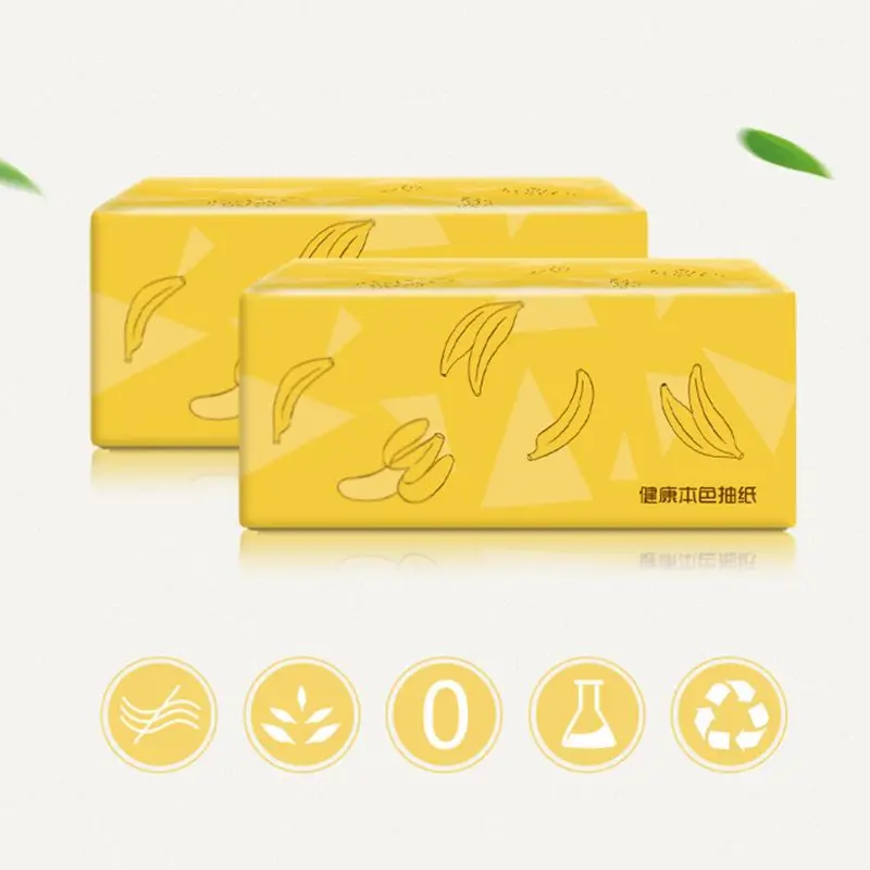 

4PCS Silky Smooth Soft Premium 3-Ply Toilet Paper Kitchen Toilet Facial Tissues 667D