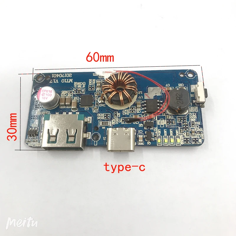 DC 5V 6V 9V 12V Type C QC 3 0 Быстрая зарядка зарядное устройство модуль для литий ионной