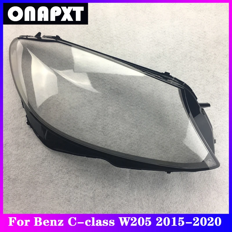 

Front Headlight Cover Replacement For Mercedes-Benz C-class W205 Car Glass Head Light Lampshade Lamp Shell Case Lens 2015-2020