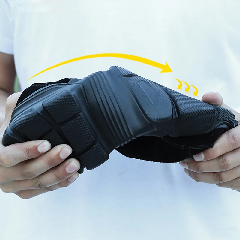 

Men's Work Boots Steel Toe Work Safety Shoes Anti-smashing Male Footwear Anti-puncture Casual Protection Sneakers Work Shoes