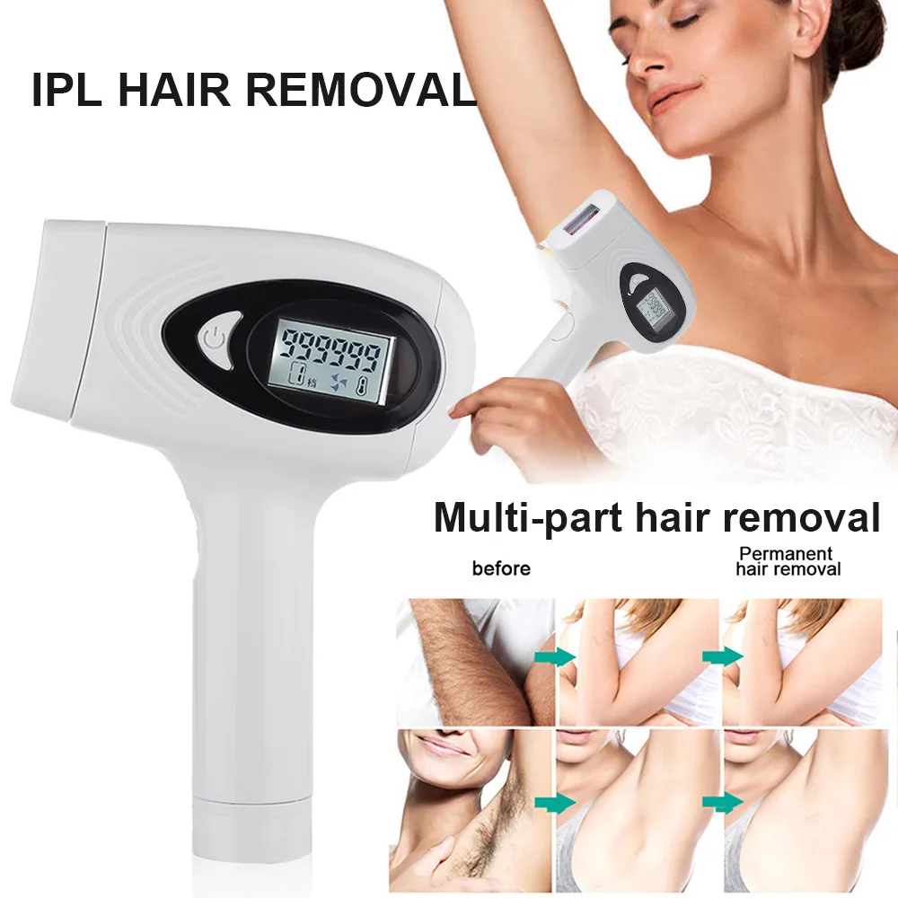 IPL лазерный эпилятор с лампой, машинка для постоянного удаления волос, эпилятор, безболезненное устройство для удаления волос, триммер для бикини, 999999 вспышек