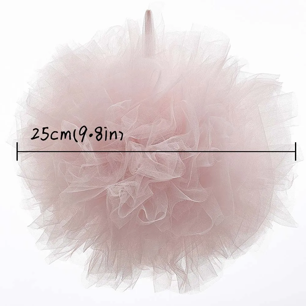 Light Pink Покрывало для кровати, Декор, шаровая занавеска, подвешивание, ручная работа, Марлевый Шар, постельное белье, декор для детской комнаты, покрывало для палатки, кровать, сетка для младенцев, подвешивание, HM0026 - Цвет: Light Pink