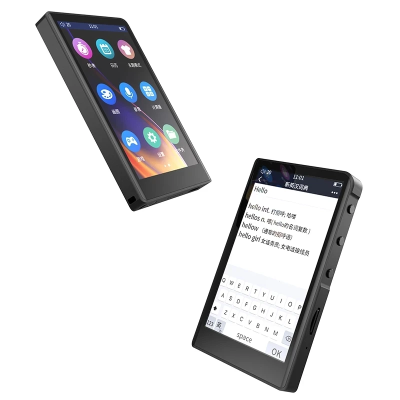 Металлический MP3-плеер RUIZU H9 Bluetooth 5.0 колонка 3 8 Дюйма полный сенсорный экран