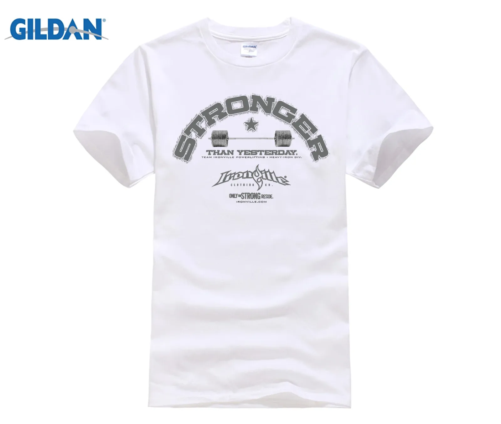 Горячие предложения предхлопчатобумажная футболка для мужчин ironwill прочнее чем
