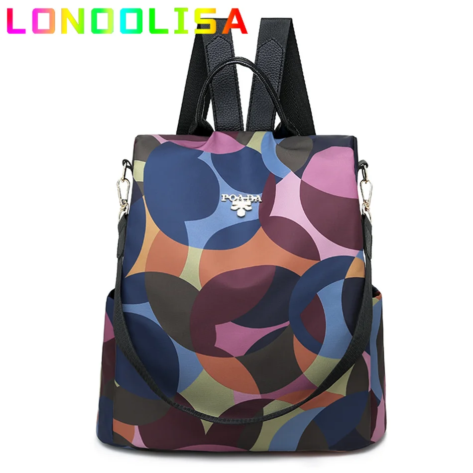 

Fashion Anti-theft Backpacks for Women Casual Oxford Cloth Shoulder Bags for Teenager Girls Large Capacity Travel School Bagpack