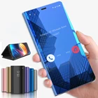 Зеркальный флип-чехол для redmi note 8 pro 7 6 5 7a 6a 4a, кожаный чехол-подставка для xiaomi mi 9t on xaomi xiomi a2 lite view, Магнитный чехол