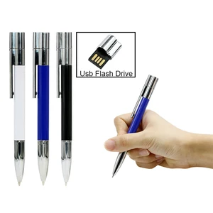 Фирменная Новинка металлическая шариковая ручка USB 2,0 флеш-накопитель ручка для студента учитель высокое Скорость 4GB8GB16GB32GB64GB 128 ГБ