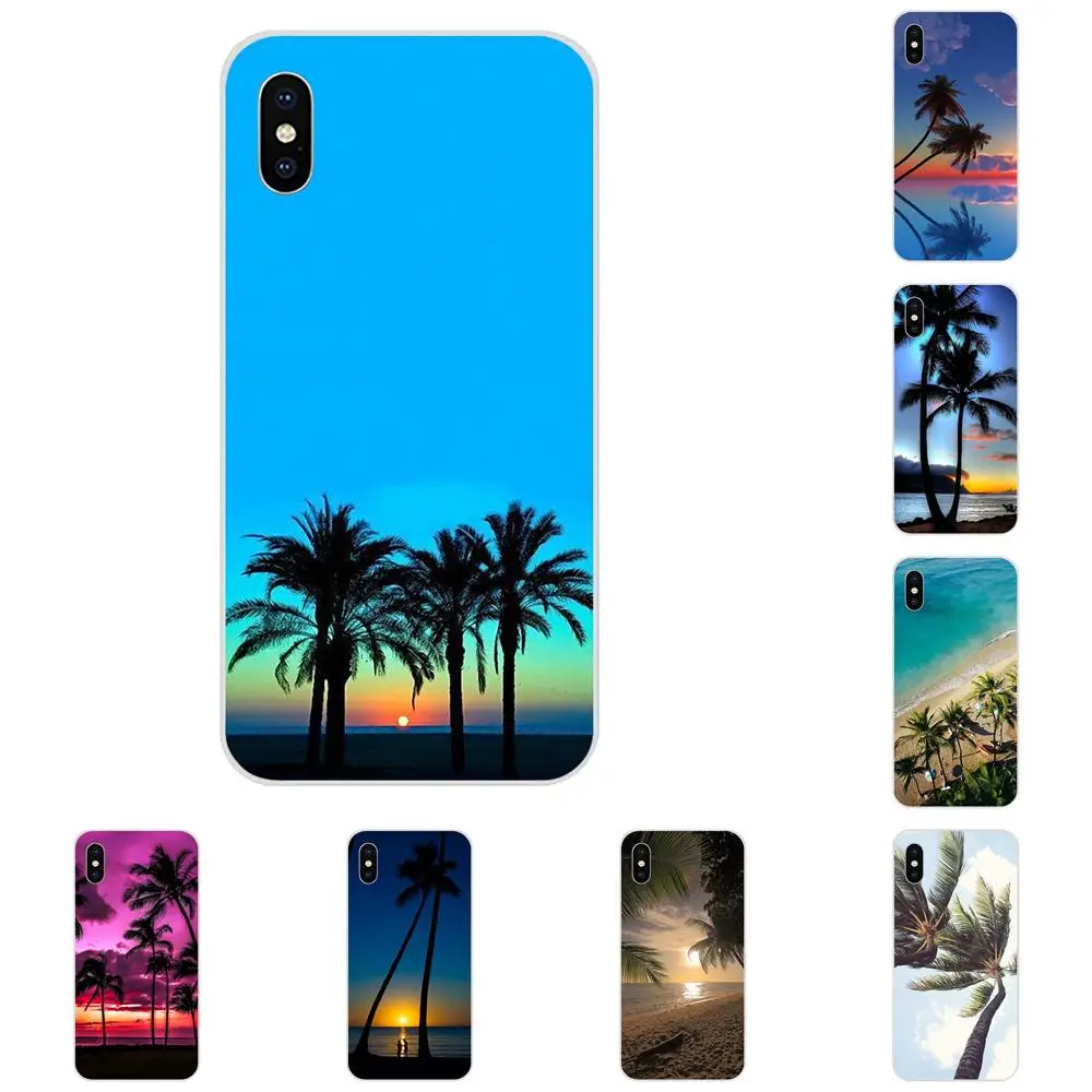 2019 пальмовое дерево Гавайи Пляж ТПУ индивидуальный рисунок для Xiaomi Redmi Mi 4 7A 9T K20 CC9